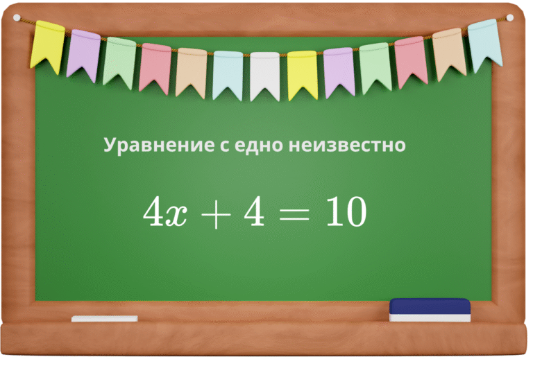 Уравнение с едно неизвестно (преговор и допълнение)